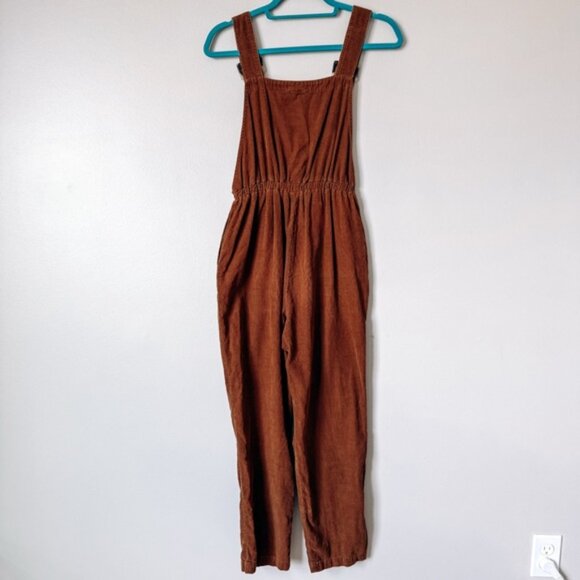 Very J Brown Cotton Corduroy Overalls Size Small - Picture 7 of 10